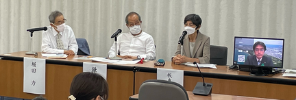 記者会見の様子２
